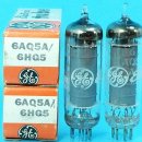 GE 6AQ5 A 6GH5 6005 VACUUM TUBE DATE MATCH NOS 구매 이미지