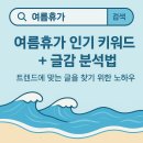 레깅스PC | 여름휴가 인기 키워드 + 글감 분석법