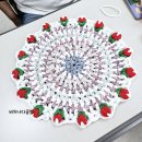 양말목 꽃방석 만들기 이미지