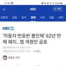 2월21일부터 번호판 봉인 폐지 이미지