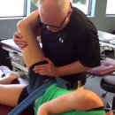 고관절 치료 - Hip Curved Glide Mobilization to Improve Hip Abduction 이미지