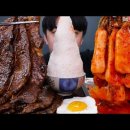 ASMR CHOICE 등급 LA갈비 & 밥적당히조금 & 총각김치 & 파김치 먹방 이미지