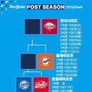 포스트시즌 일정 수정본 이미지