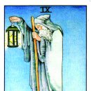 아침 타로 명상, 메이저 아르카나 은둔자(The Hermit) 카드로 읽는 타로 명상 이미지