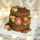 라온 플라워 케이크 이미지