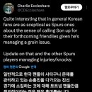 [에클리셰어] 한국 팬들이 A매치 기간에 손흥민 차출을 원하지 않는것이 흥미롭다 이미지