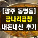 광주서석초등학교 | 광주 동명동 곱창전골 맛집 금나리곱창 내돈내산 솔직 후기