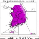 경북도, “폭염”특보 및 대처상황-2018. 8월1일(수) 15:00 현재 이미지