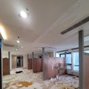 삼성한의원 | 분당 삼성한의원 확장 공사 도배 시공 후기 (방염실크벽지 + 샌딩 + 각대마감)
