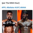 PFL : 은가누, 2024 년 MMA 시합 상대는 와일더 이미지