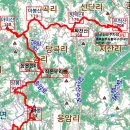 은적산206망덕산176학천산168마봉산173아미산140높은정이94작은두리봉73상봉92가마봉94/충북청주세종 이미지