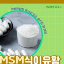 관절 건강 MSM 식이유황 효능 부작용 이미지