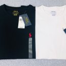 폴로 베이직 라운드 반팔 티셔츠 2 종 새상품 이미지
