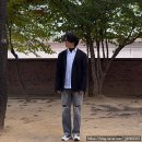 빈이벤트 | 팬스 맨날자켓 세미오버핏 남자블레이저 블랙