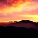 지리산노을 이미지