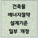 건축물의 에너지절약설계기준 일부 개정(전문,별지 및 별표) 이미지