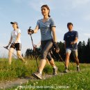 전신 걷기 운동 노르딕 워킹 이미지