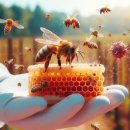 "꿀벌을 죽이는 진드기의 조기 출현으로 양봉가에 문제가 생겼습니다." 이미지