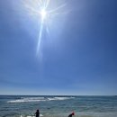 중문색달해수욕장(모래사장끝) | 9월의 제주, 아이들과 중문 색달 해수욕장에서 마지막 여름을