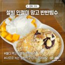 설빙구미원평점 | 설빙반반빙수 인절미빙수 치즈망고빙수 두개 다 먹어본 후기