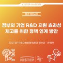 정부의 기업 R&D 지원 효과성 제고를 위한 정책 연계 방안 이미지