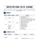 대한민국족구협회 정규직 (경력/사무행정/디비전회계관리자) 채용 공고 이미지