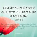 오늘의 '영어성경 사진'(786강) “복음 전도자의 일”(디모데후서 4장 5절) 이미지