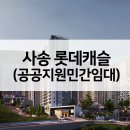 사송 롯데캐슬 양산 사송지구 B-8BL 민간임대 보증금 평면도 월세현황 청약자격은?