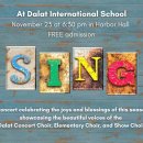 Dalat Concert Choir, Elementary Choir, & Show Choir on Wed. Nov. 23, 2022 이미지