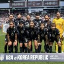 [공홈] 여자 축구 국가대표팀 친선경기 1차전: 대한민국 0-4 미국 이미지