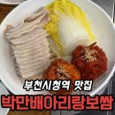 필레오트윈파크1 | 부천시청역 보쌈 맛집 박만배아리랑보쌈 반반보쌈 먹어보니