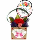 비누꽃 바구니 제작 이미지