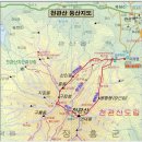 전남 장흥군 천관산(天冠山;723.1m) 산행지도 이미지