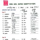 2026.6/22. 200단어경기대회(79점)♥️ 이미지