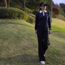 하나로카 | 니트 하나로 완성하는 세련된 겨울 여성 골프웨어 골프복｜이파르카 스타일링