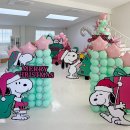 칠곡어린이집 | 대구칠곡 크리스마스 대형풍선트리 설치 스누피 포토존 행사장식 후기