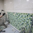 데코리치과천안양점 | 송파구 가락동 고시원 공용 주방, 부분 수리 리모델링 ③벽면 타일교체+바닥 데코타일