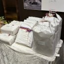 더 이쁜 멍살롱 | 직계가족 돌잔치 답례품 셀프 포장한 쌀 국수 수건살롱 후기