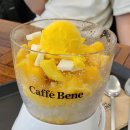 카페베네계룡 | [카페]🥭망고빙수와 녹차라떼,카페베네 (계룡시청점)