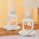 (야간)명상과 요가 이미지