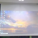 아이비스크린골프존 | LG BF50NST + 윤씨네 전동120인치 스크린 - 동탄 유보라아이비파크 아파트관리사무소 회의실 빔프로젝터...