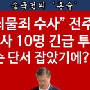 [송국건TV] (속보)“文수사 서울 이첩 대신 형사3부 전원투입” 무슨 의미? 이미지