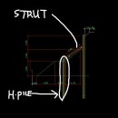 Strut - Raker 가설 공법시 Raker 지지로 H-PILE 지지검토는 어떻게?? 이미지