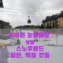 하이원 | 하이원 눈썰매장 후기, 식당, 할인 알아보기