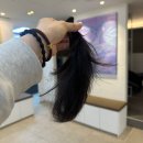 시스루뱅 중단발 레이어드컷 성공!!! 양재미용실 아모르헤어 다은 부원장님 후기