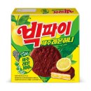 상큼달달 | ​[신상 과자] 크라운 빅파이 제주레몬 허니🍋 내돈내산 상큼 달달 후기(가격, 칼로리)