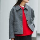 우왕~ 50%할인상품))울 모사 쇼트 코트