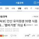 [속보] 안산 유치원생 99명 식중독...‘햄버거병’ 의심 이미지