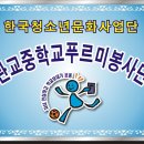 한국청소년문화사업단 관교중학교 푸르미봉사단창단 이미지