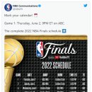 NBA 파이널 일정 - 일자 및 시간 이미지